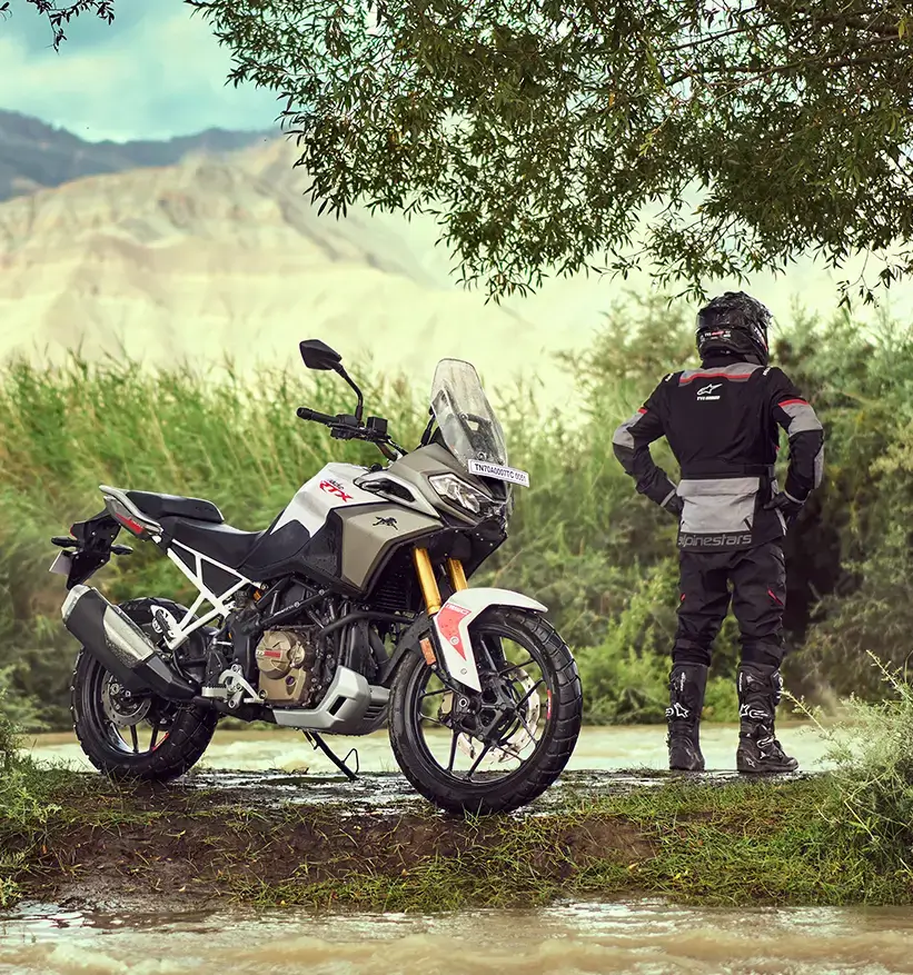 RIDER WITH BIKE